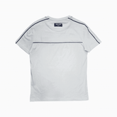 Enrico Coveri 1 Stripe T-Shirt White/Blue